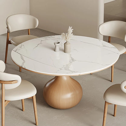 Elegant Dining Tables Round Table Service Reception Cafe Ceramic Dinning Sets Designer Coffee Luxury Muebles Kitchen Room