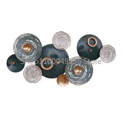 New Chinese light luxury metal wall hanging decoration living room iron wall hangings dream catcher