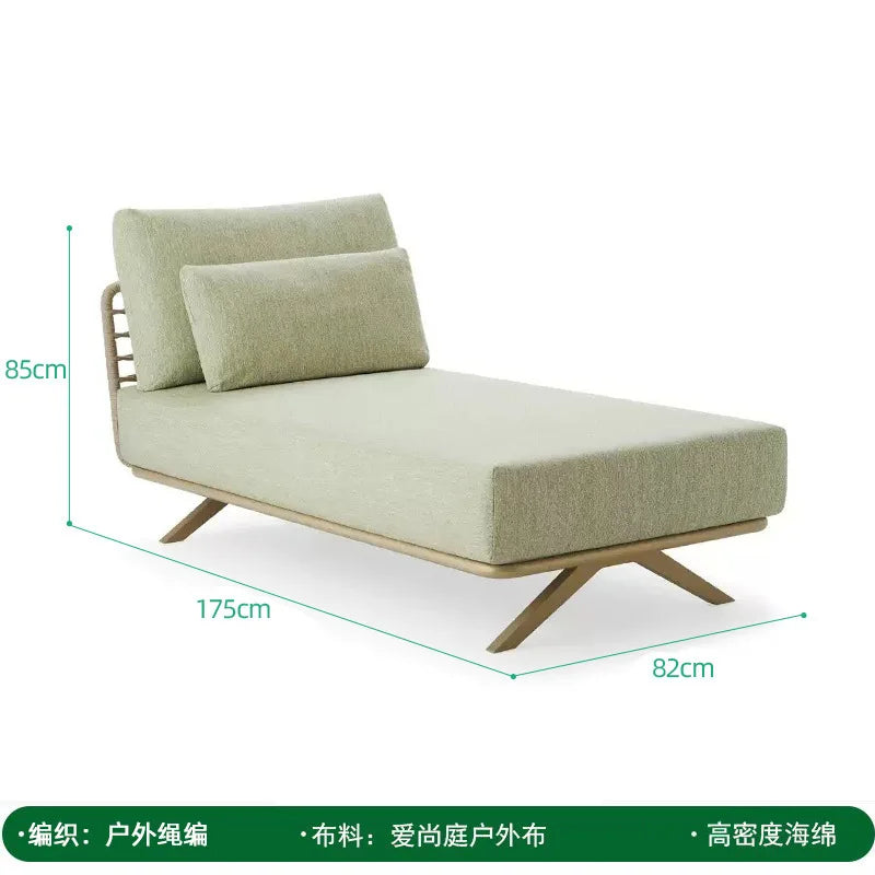 Outdoor Sofa Courtyard Outdoor Open Air Balcony Rainproof Rattan Cafe Villa Hotel Garden Rattan Furniture