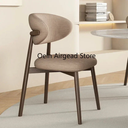 Lounge Vanity Dining Room Chairs Office Single Gamer Home Kitchen Chair Wooden Design Chaises Salle Manger Furniture XR50CY