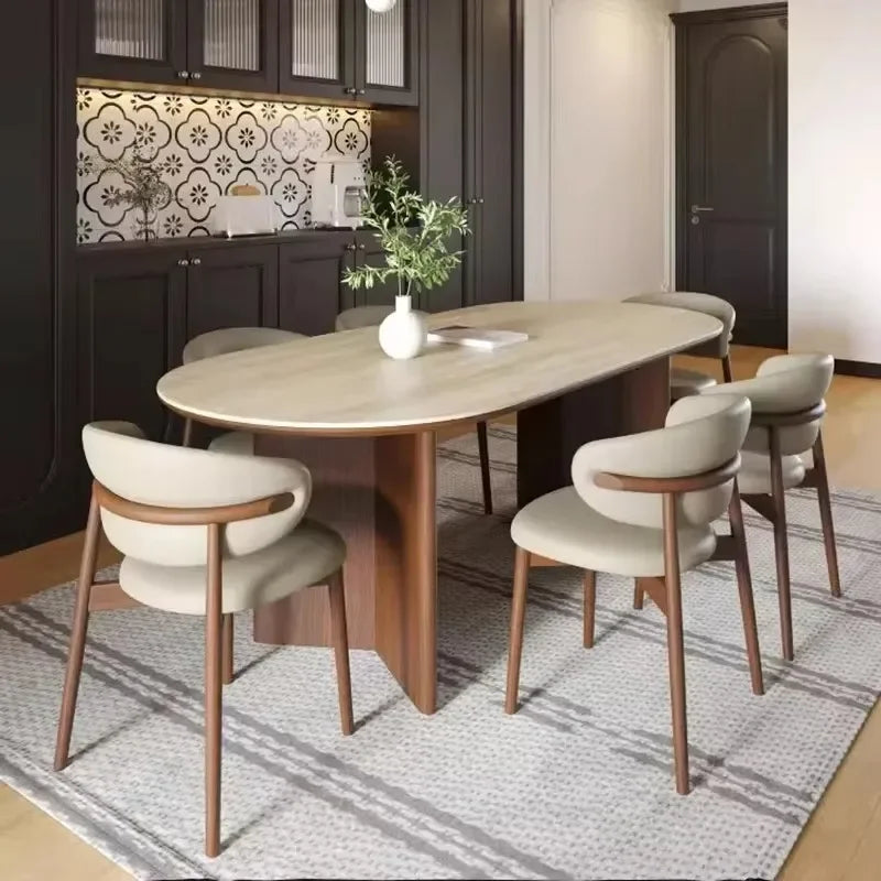 Multifunction Home Furniture Kitchen Table Reception Tables Dining Room Luxury Chairs Mesa Plegables Ceramic Extendable Round