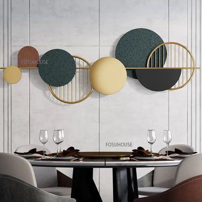 Modern Home Decor Ornaments Light Luxury Wall Decoration Sofa Background Creative Designer Wall Decoration Pendant Wall Hanging
